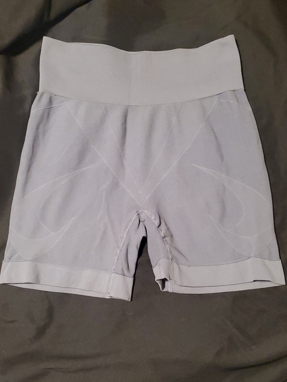 High-Rise Seamless Bike Shorts — Light Lavender